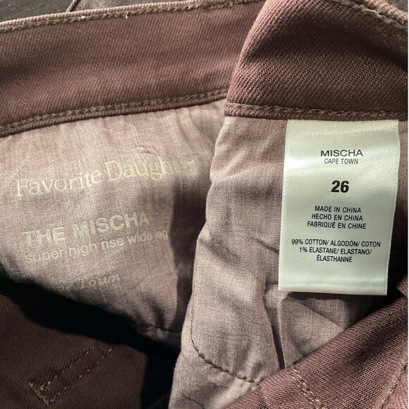 Favorite Daughter Cropped Red Mischa Pants Size 26 - Picture 5 of 11